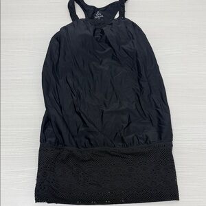 Prana Black Dress with Lace Detail